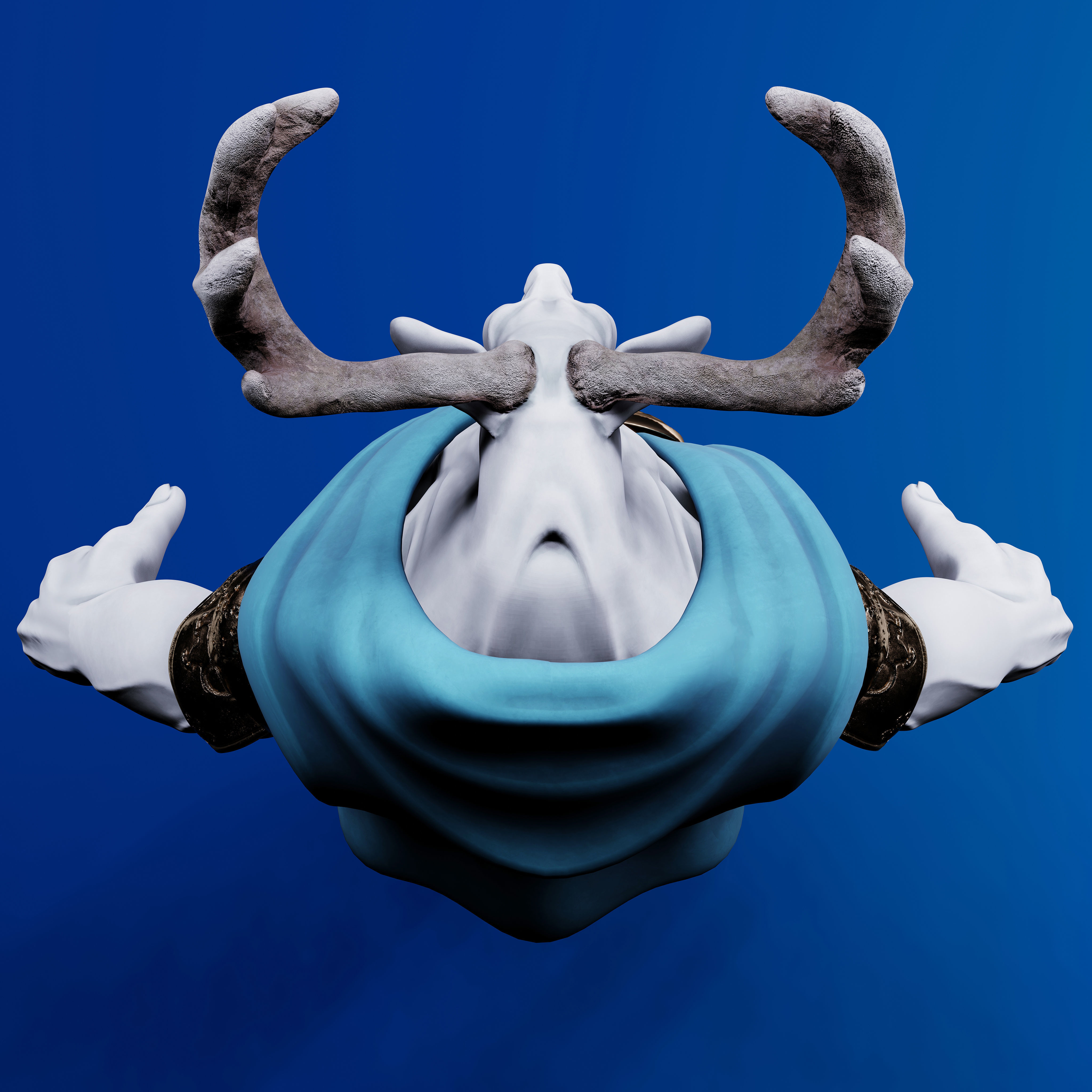 The King Deer 3D Print Model 3D print model_7