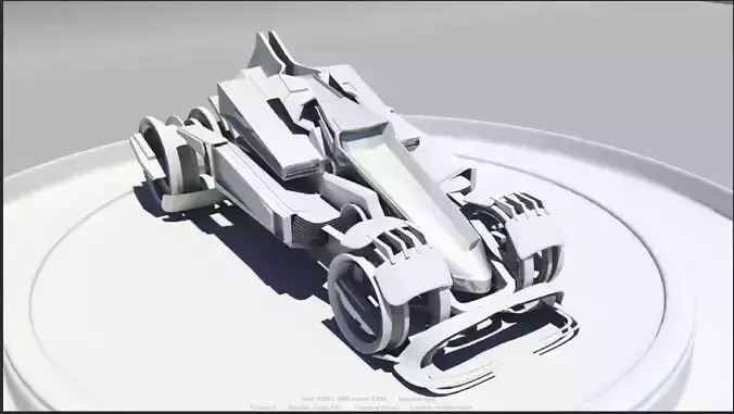 Futurre sport Vehicle 3D model