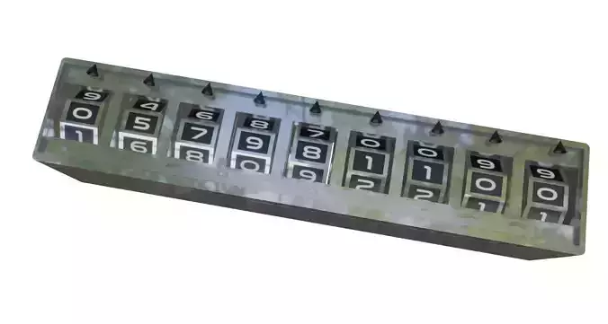 Number Display 3D model