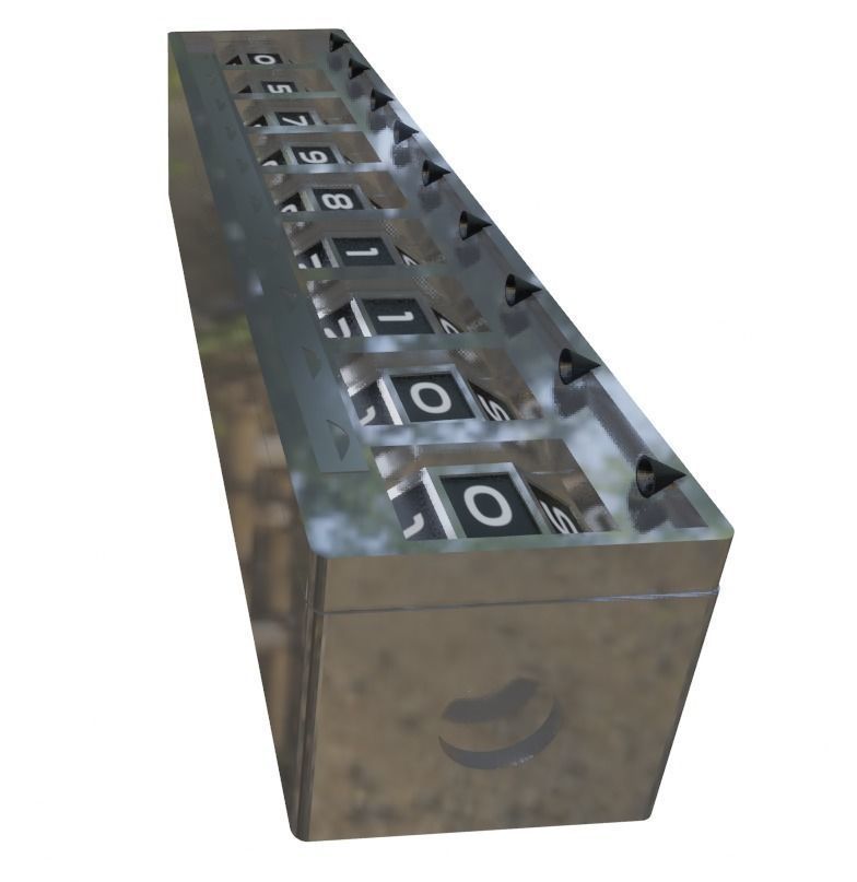 Number Display 3D model_2