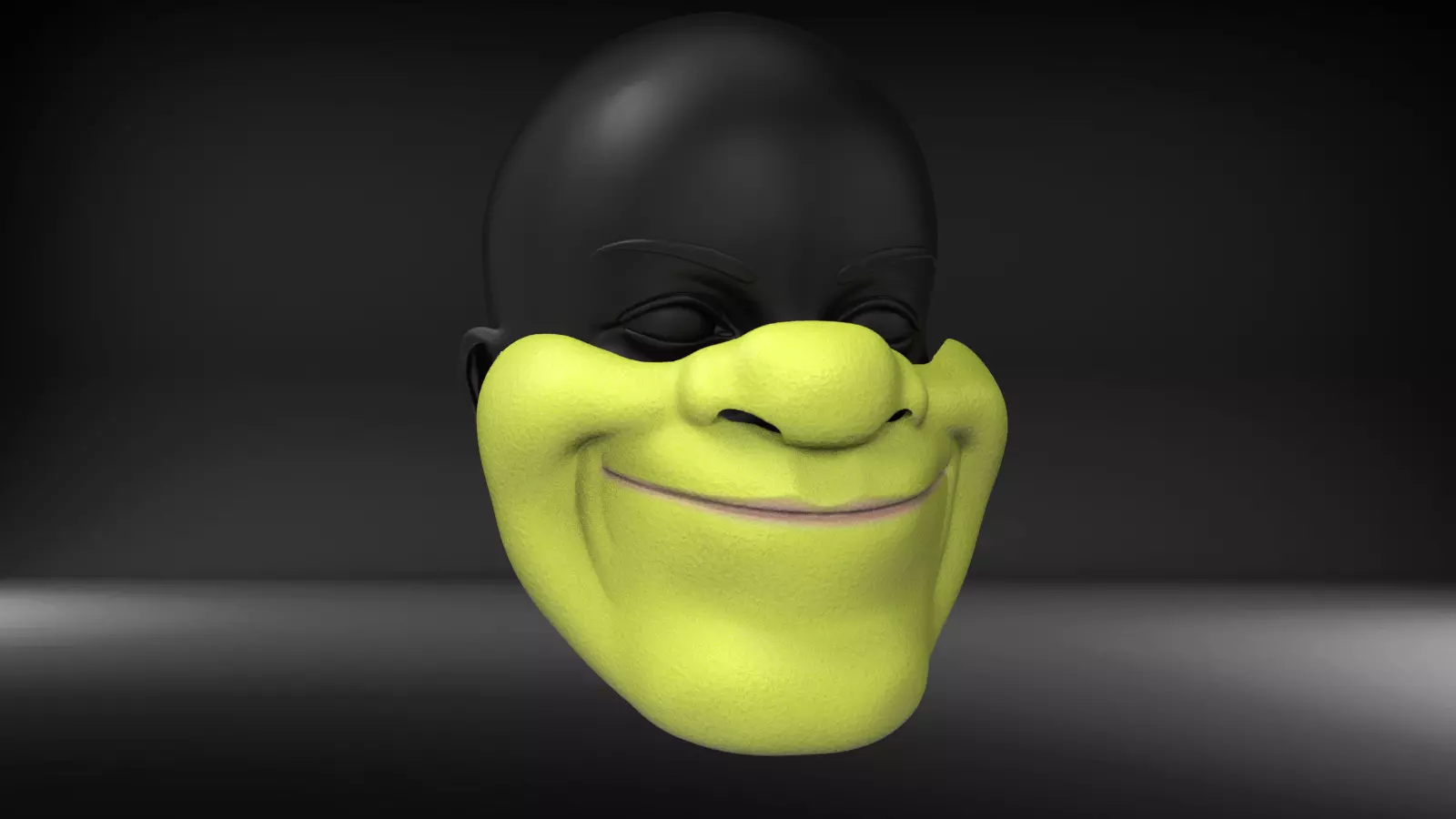 Shrekk Mask 3D print model_0
