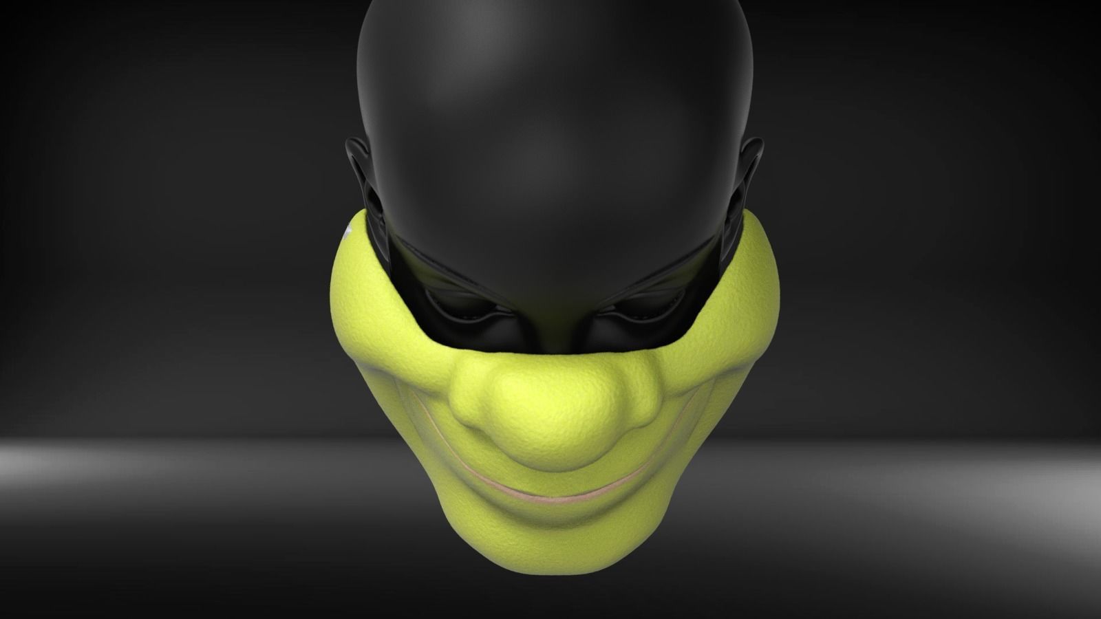 Shrekk Mask 3D print model_2