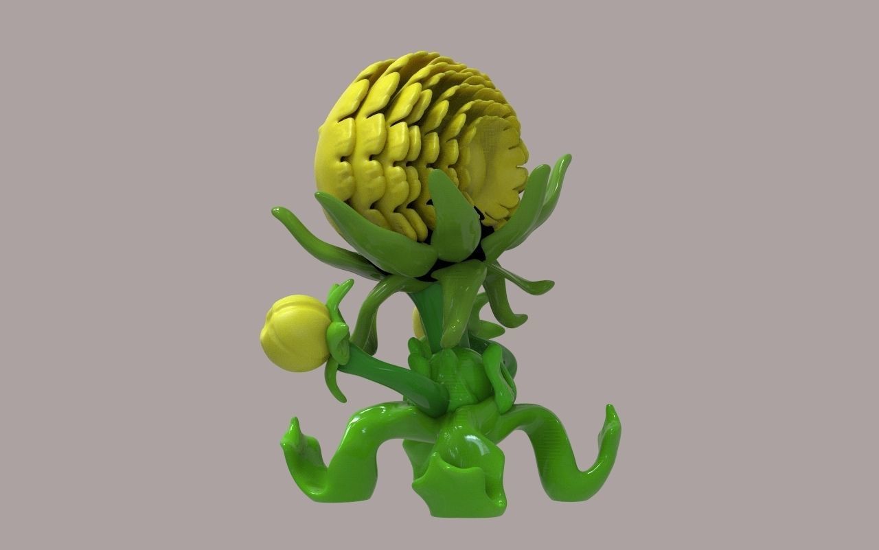 PVZ Spawnflower 3D print model_2