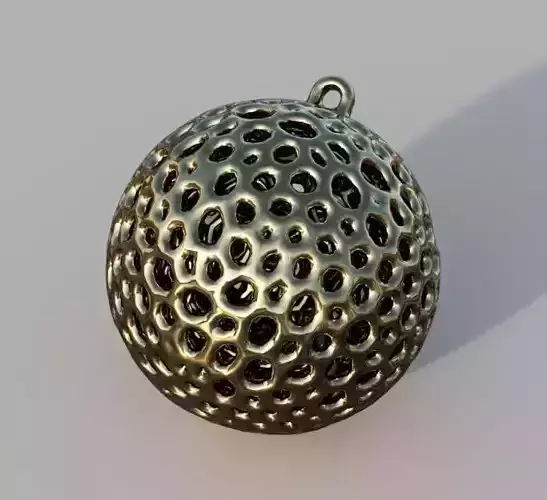 Christmas tree toy voronoi