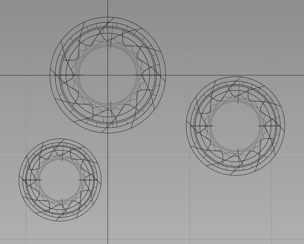 Beautiful elegant white vase with simple line treatment 3D print model_6