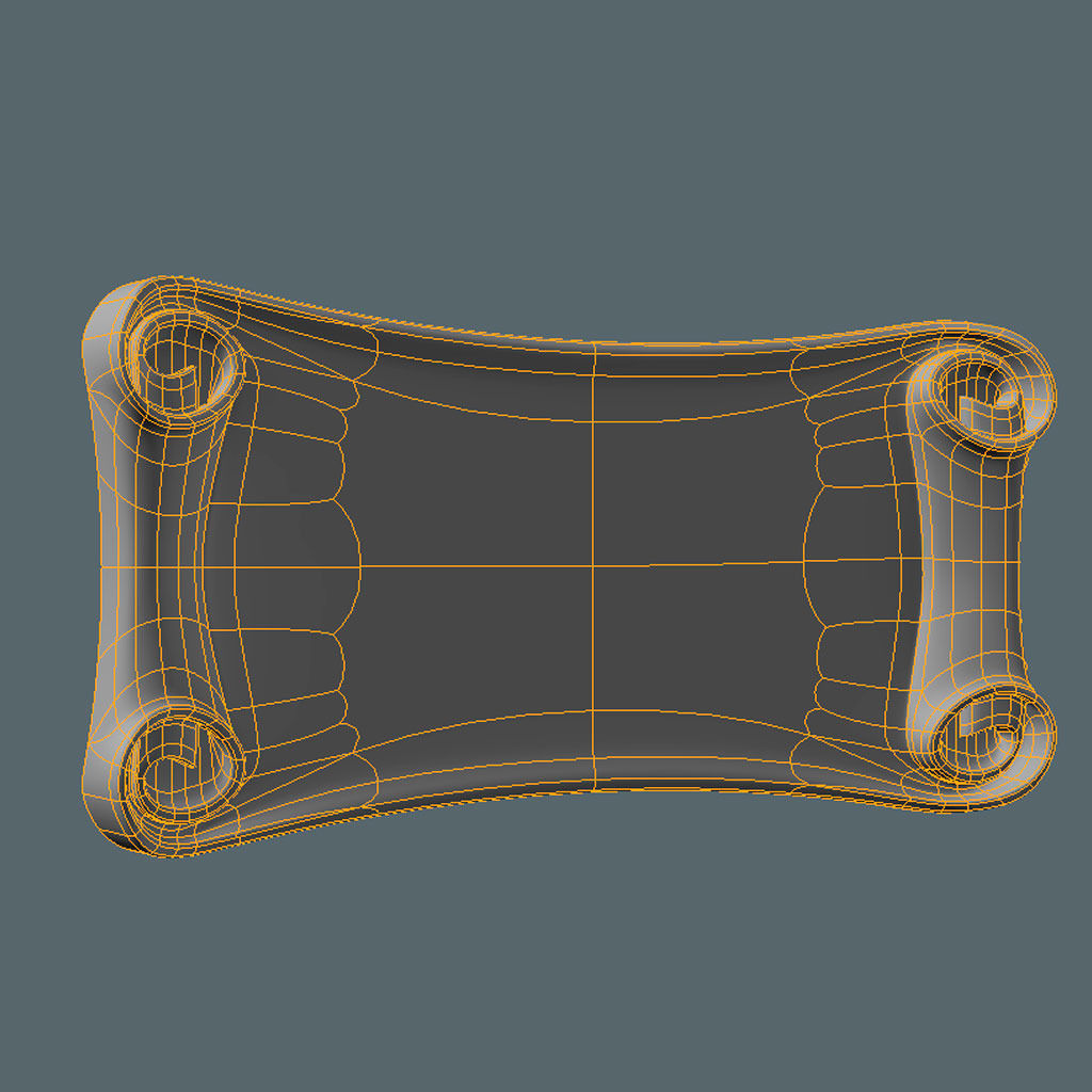 Cartouche 3D model_3