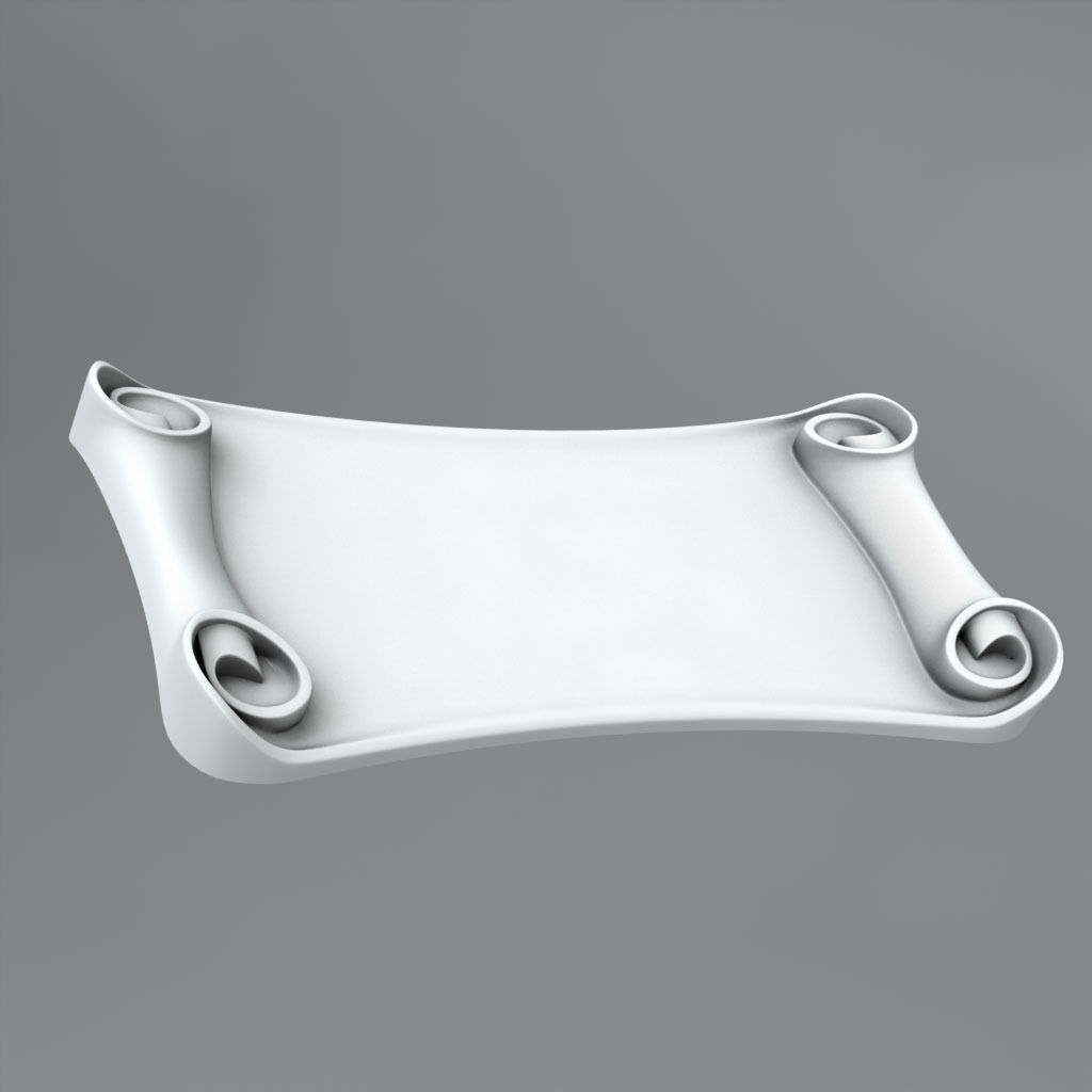 Cartouche 3D model_1