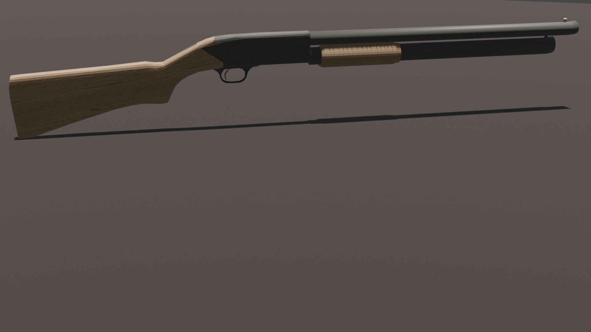 FPS Shotgun Low-poly 3D model Low-poly 3D model_5