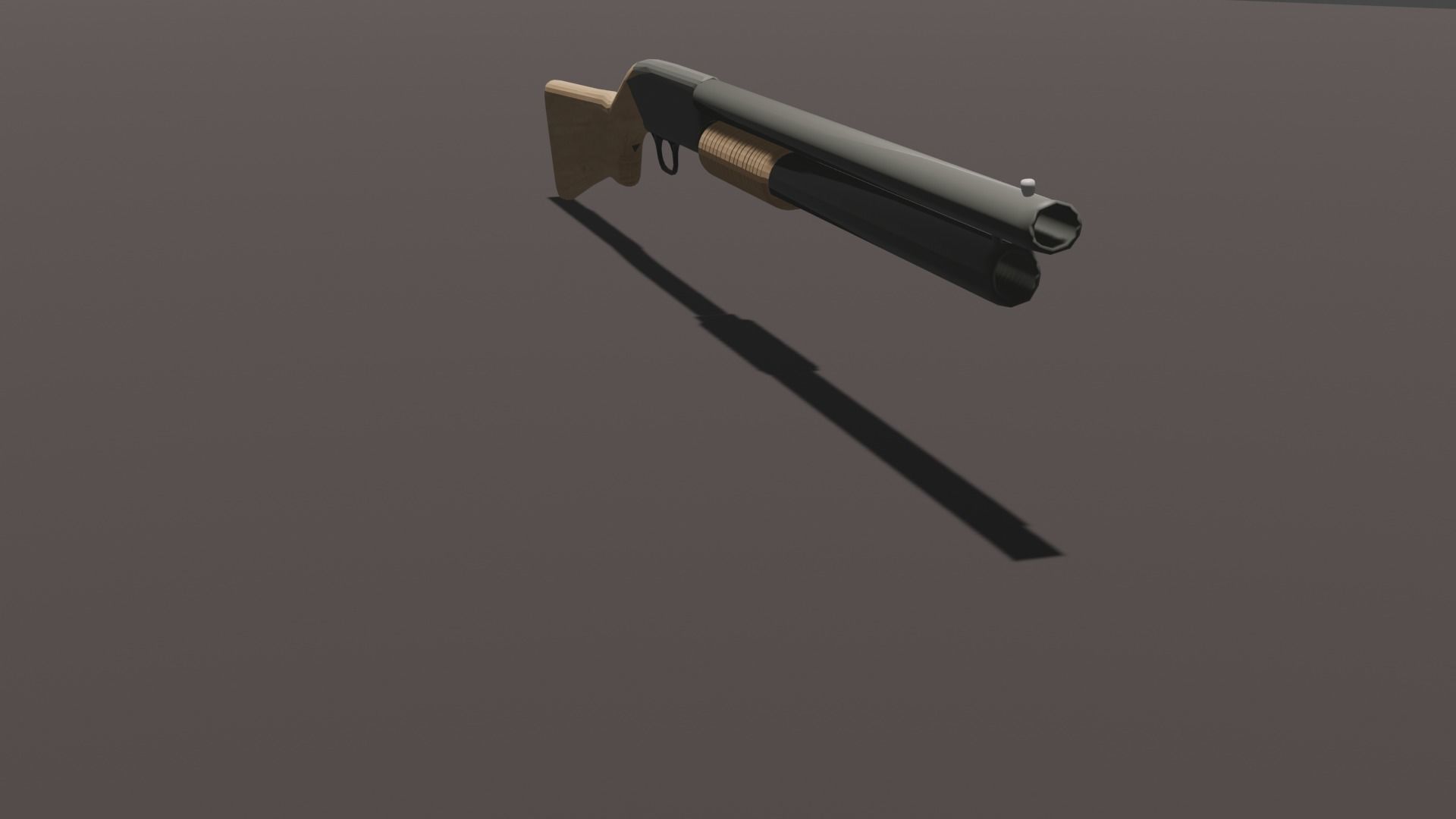 FPS Shotgun Low-poly 3D model Low-poly 3D model_4