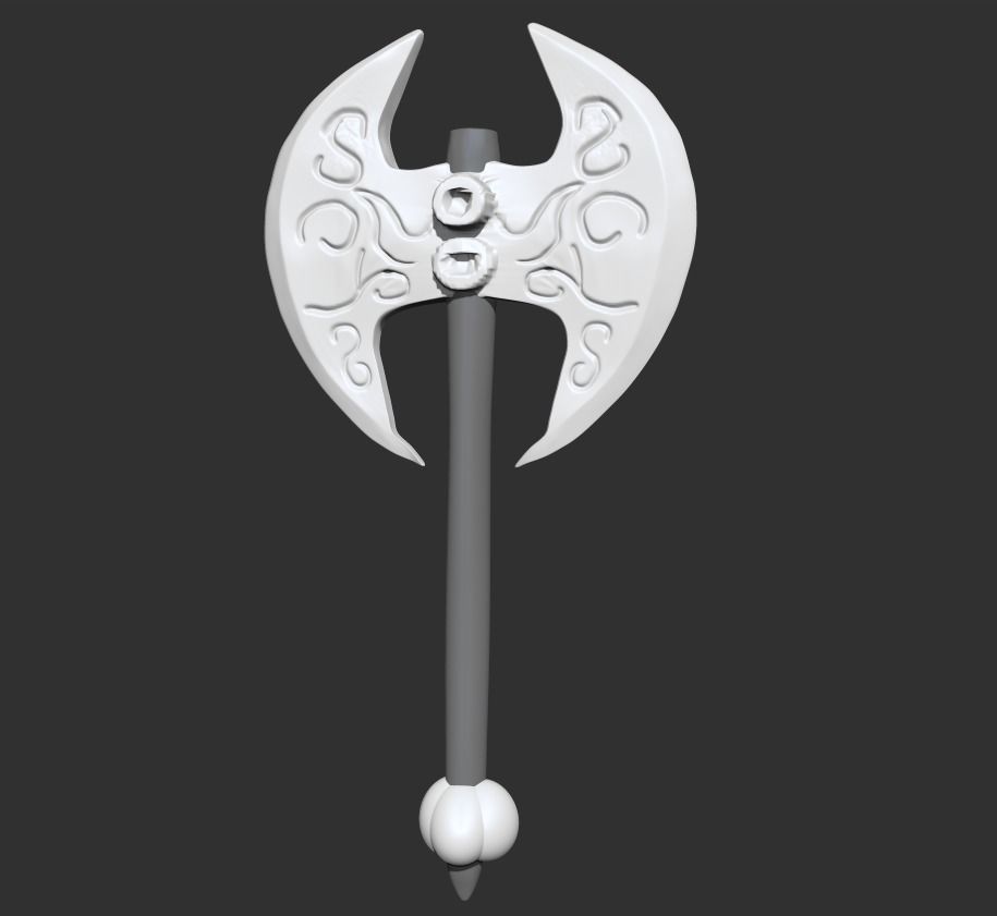 Axe Model - ZTL File 3D model_1