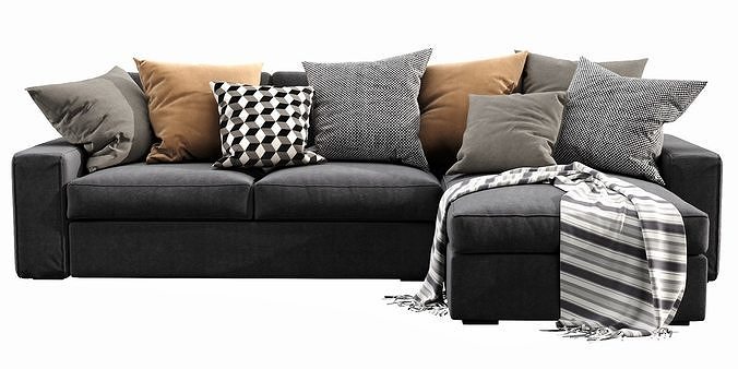 IKEA KIVIK Chaise Lounge 3D model 6