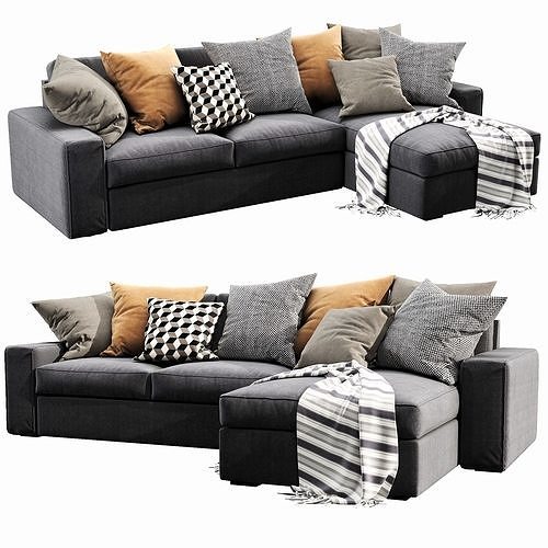 IKEA KIVIK Chaise Lounge 3D model 3