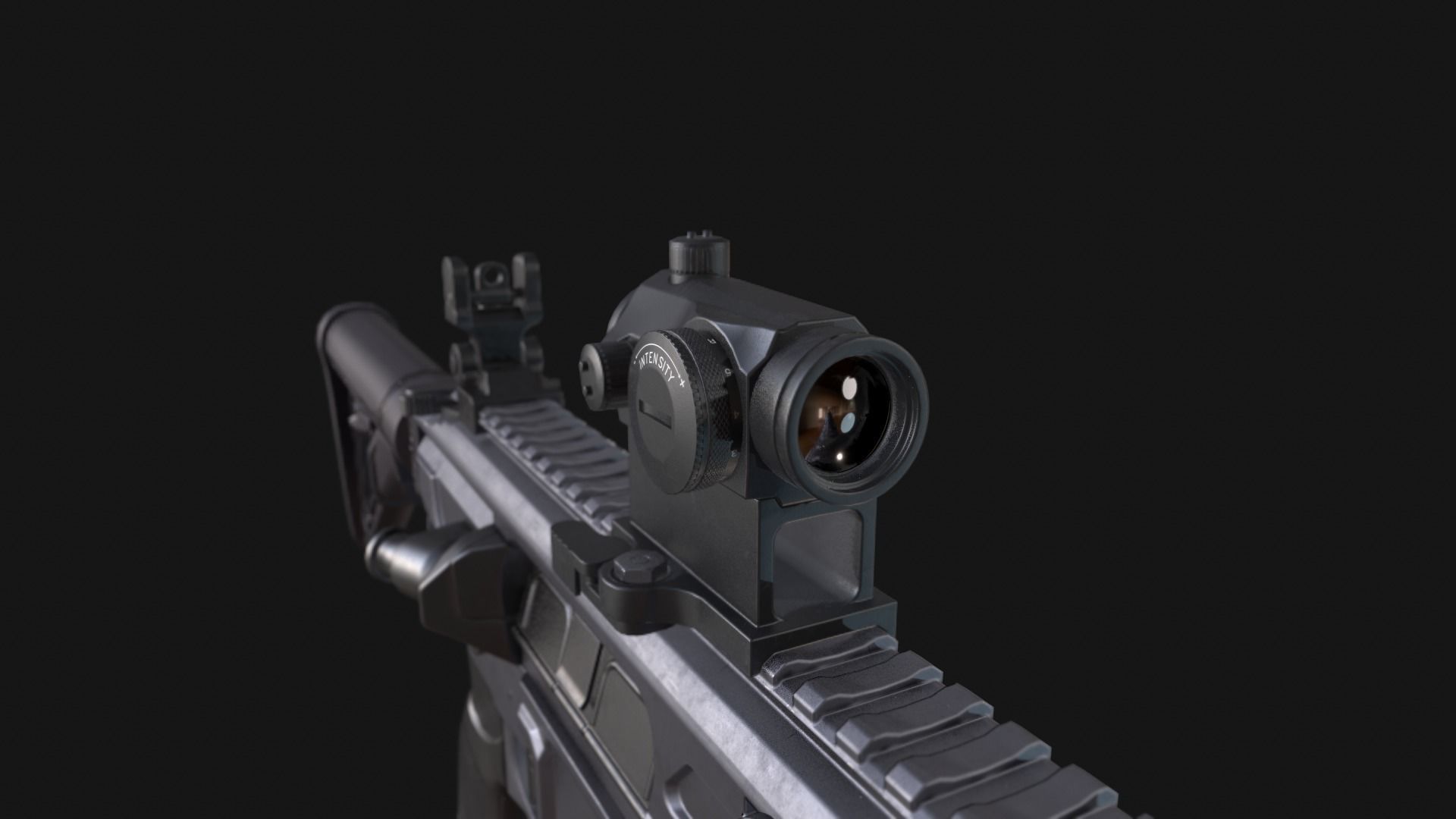 Sig Sauer MCX Virtus Low-poly 3D model_13