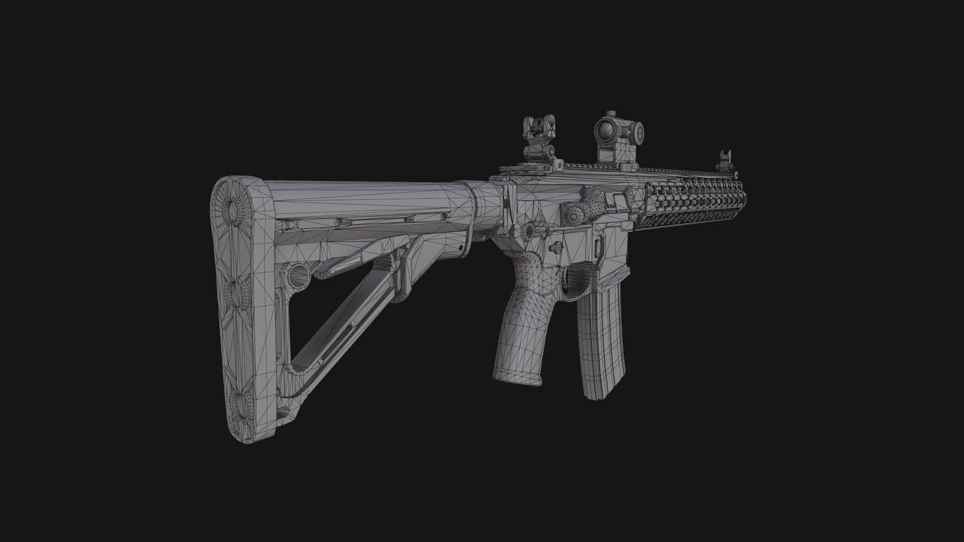 Sig Sauer MCX Virtus Low-poly 3D model_16