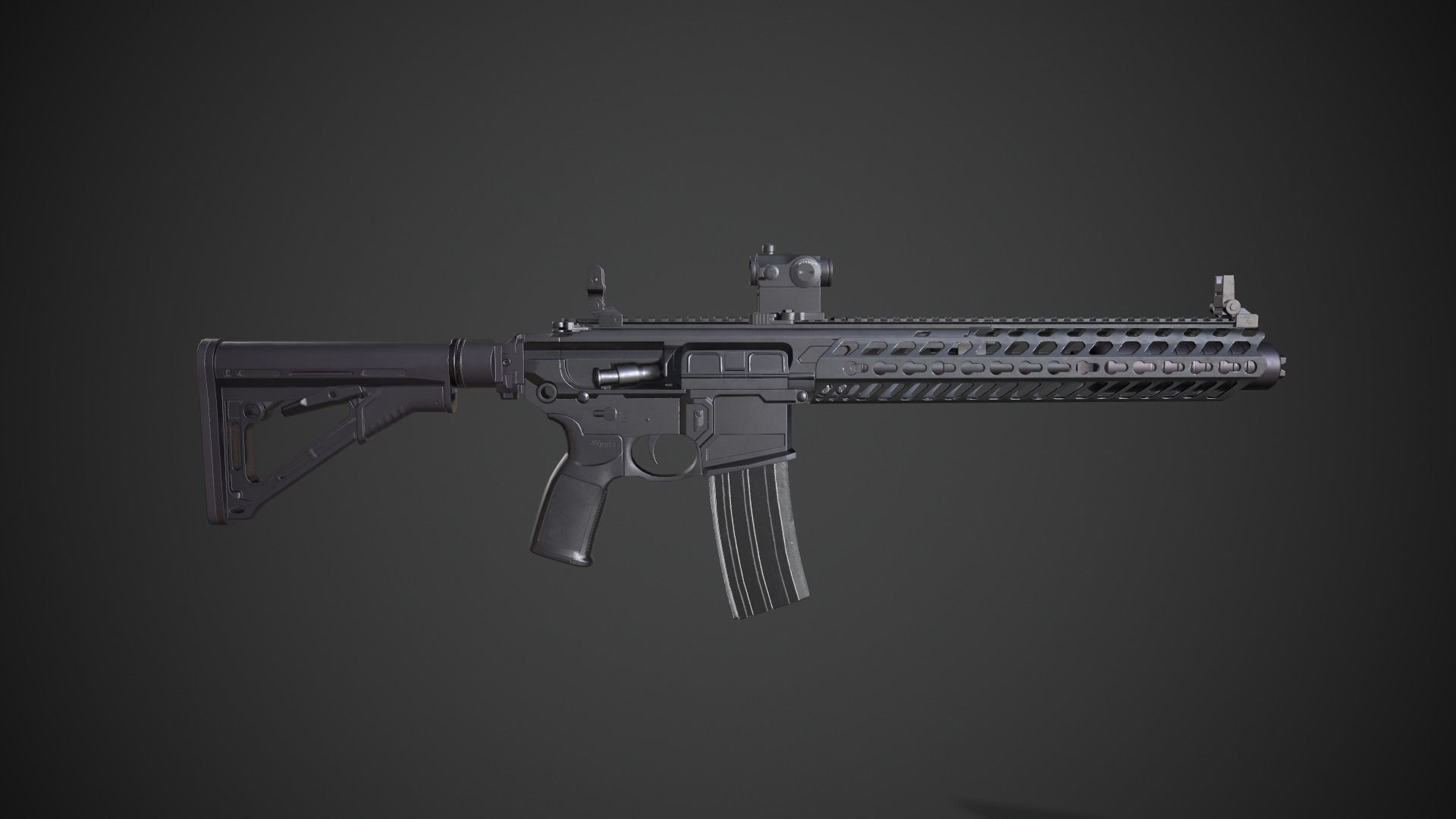 Sig Sauer MCX Virtus Low-poly 3D model_5