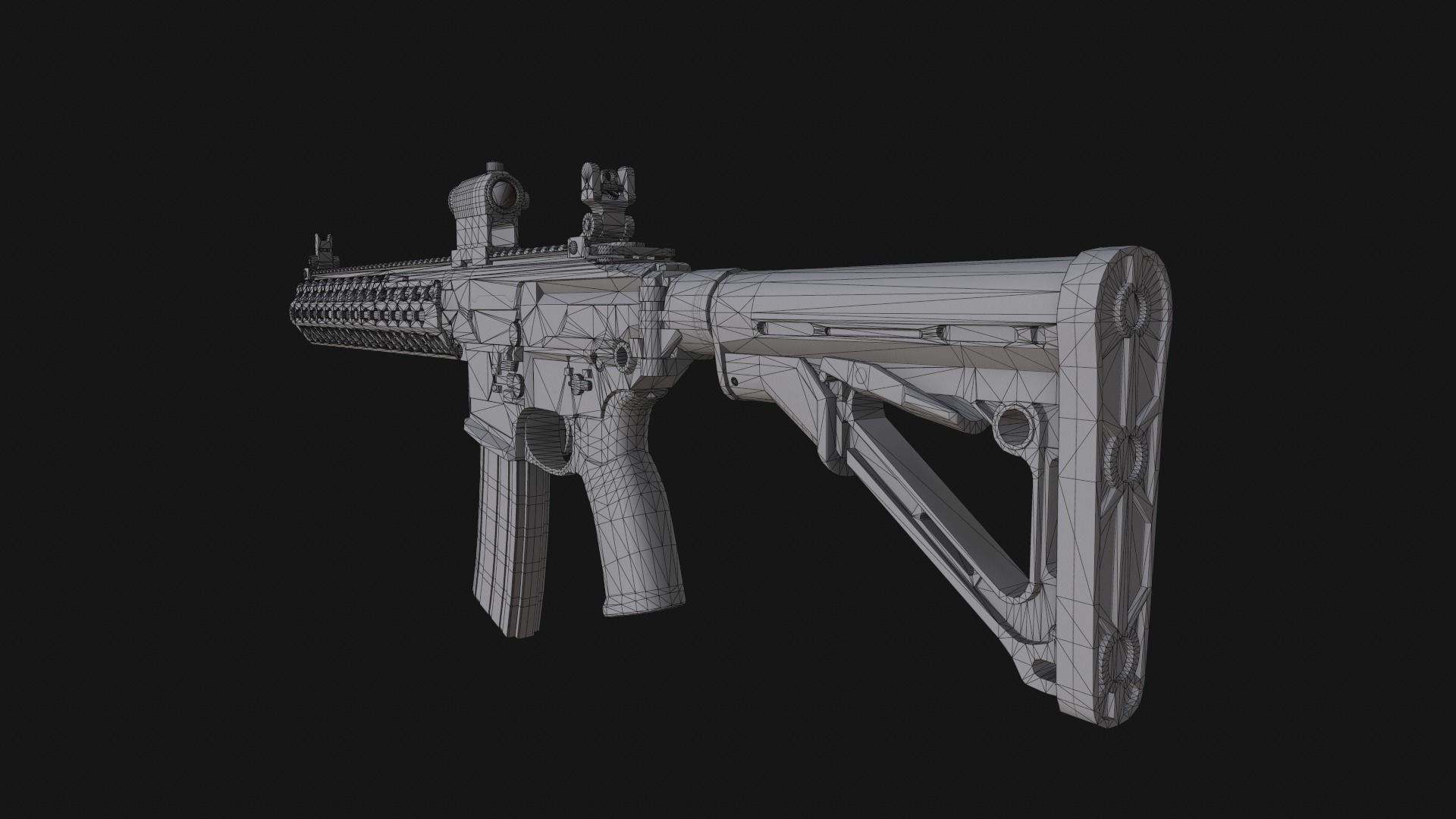 Sig Sauer MCX Virtus Low-poly 3D model_18