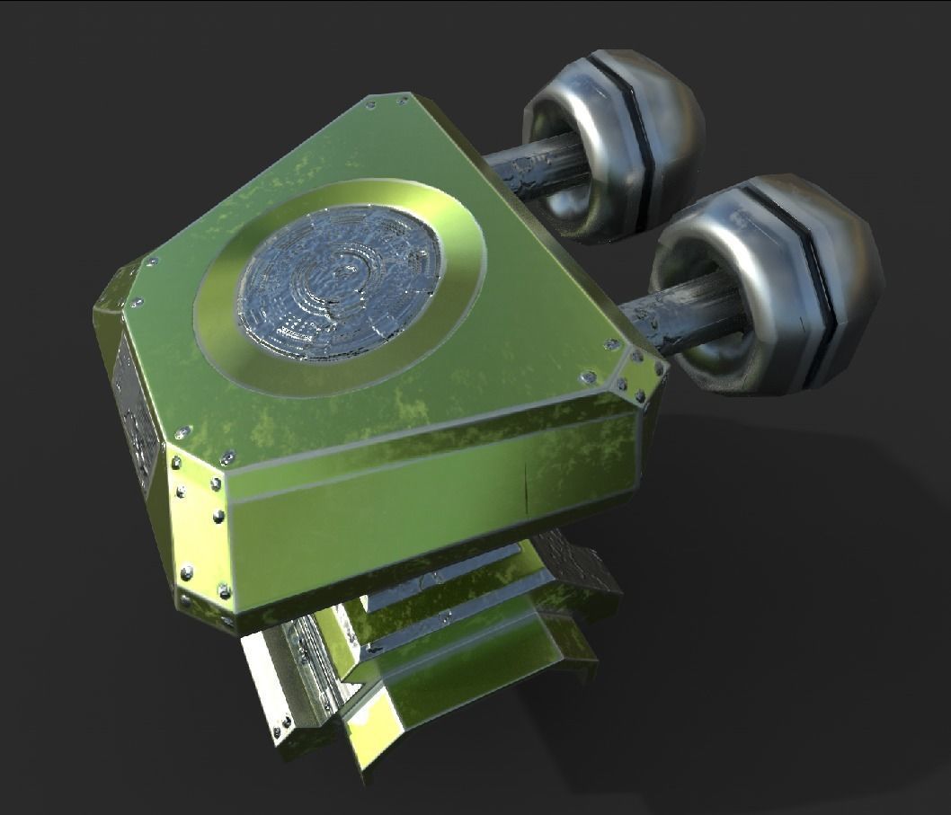 Tesla Tower Object Low-poly 3D model_2