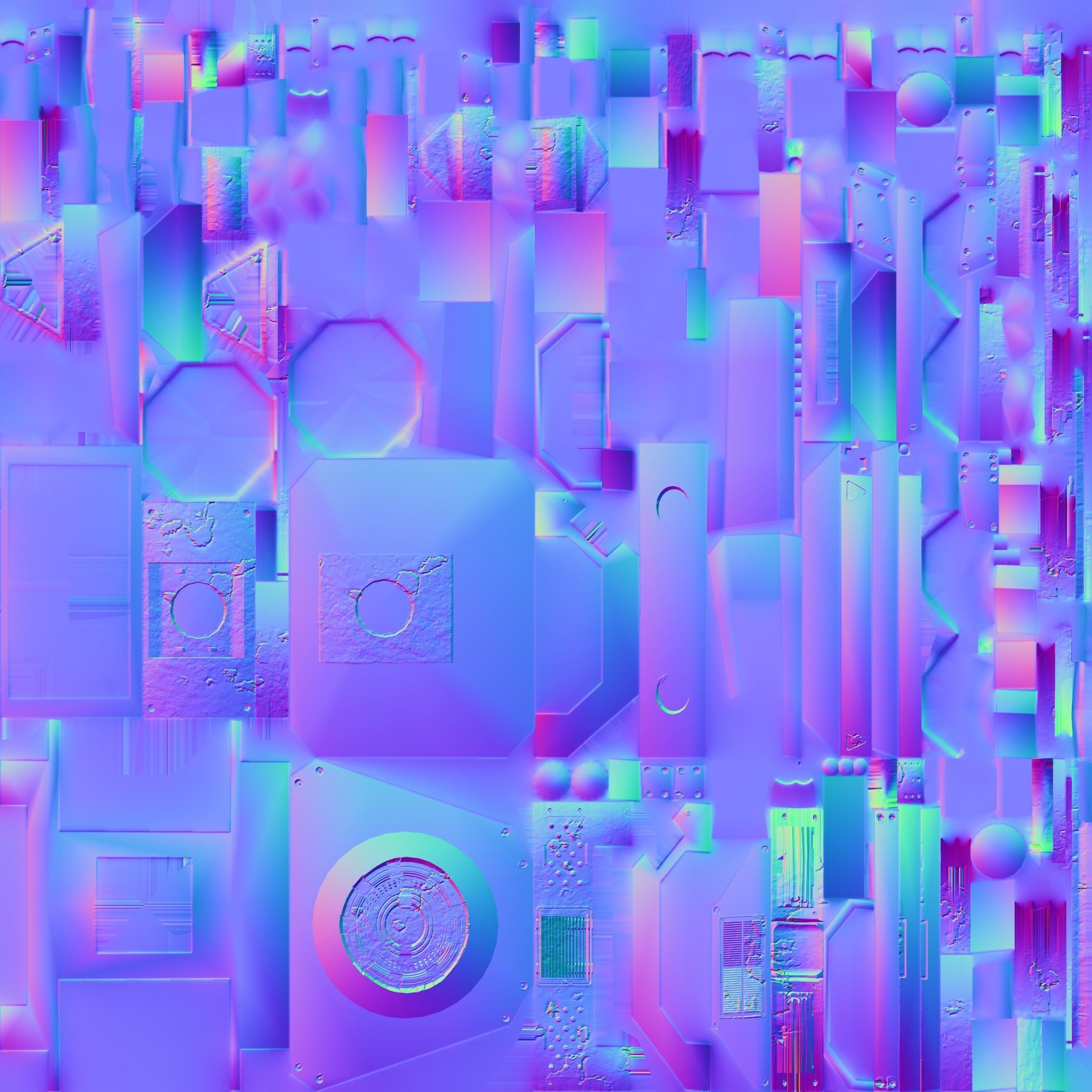 Tesla Tower Object Low-poly 3D model_8