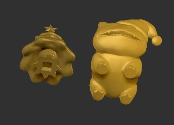 BULBASAUR CHRISTMAS TREE POKEMON 3D print model_2