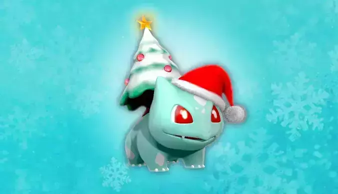 BULBASAUR CHRISTMAS TREE POKEMON 3D print model