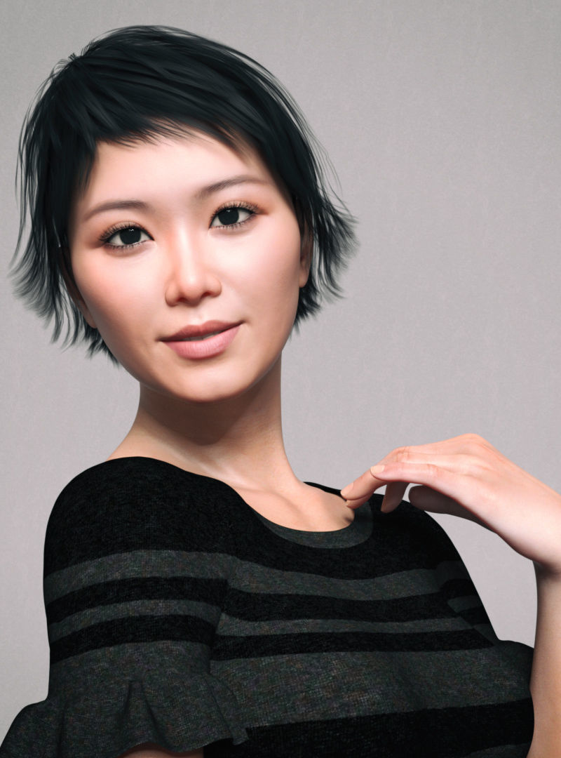 Xiu Qin For G8F 3D model_1