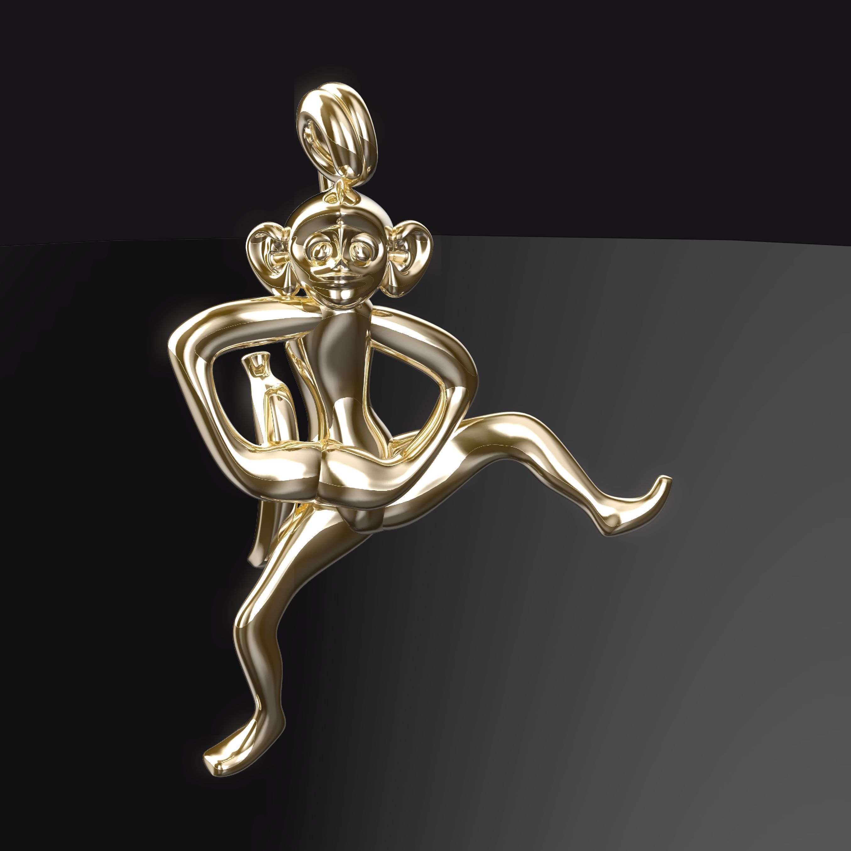 3D-Monkeys 205 3D print model_1