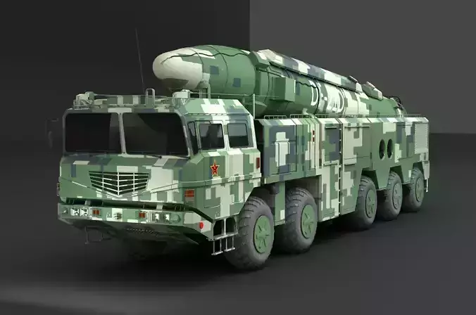 Chinese Army Dongfeng 21 missile