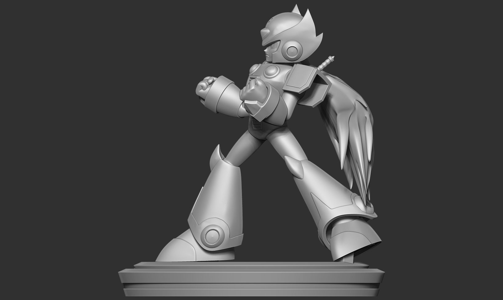 Zero - Mega Man Fanart 3D print model_11