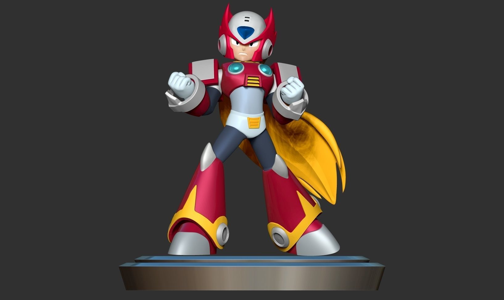 Zero - Mega Man Fanart 3D print model_8