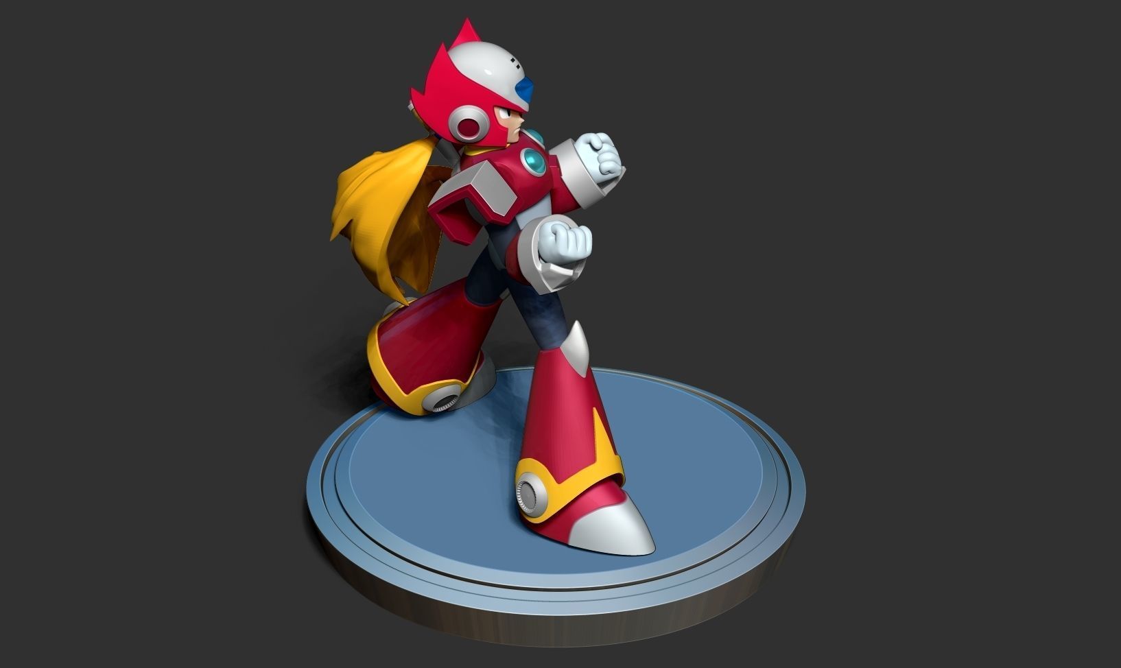 Zero - Mega Man Fanart 3D print model_6