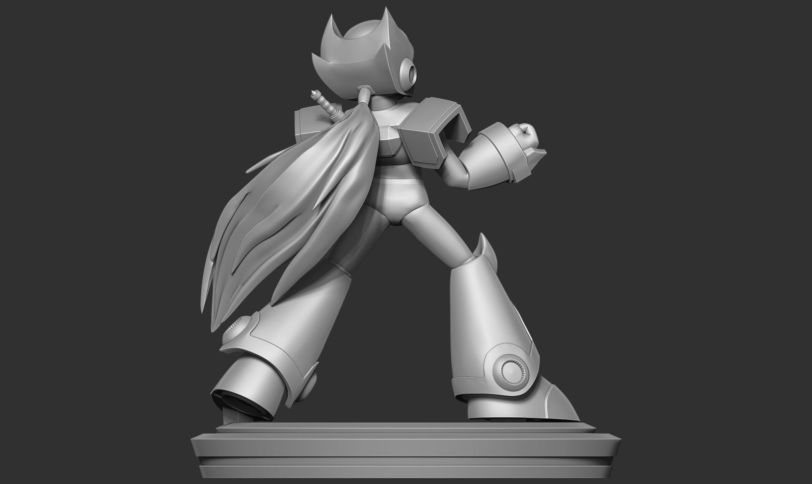 Zero - Mega Man Fanart 3D print model_19