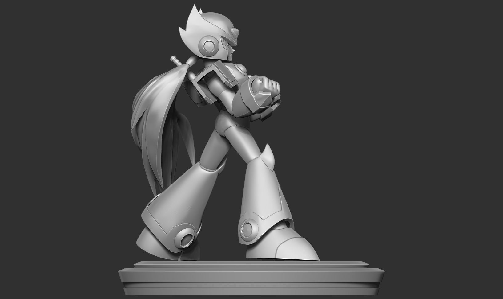 Zero - Mega Man Fanart 3D print model_13