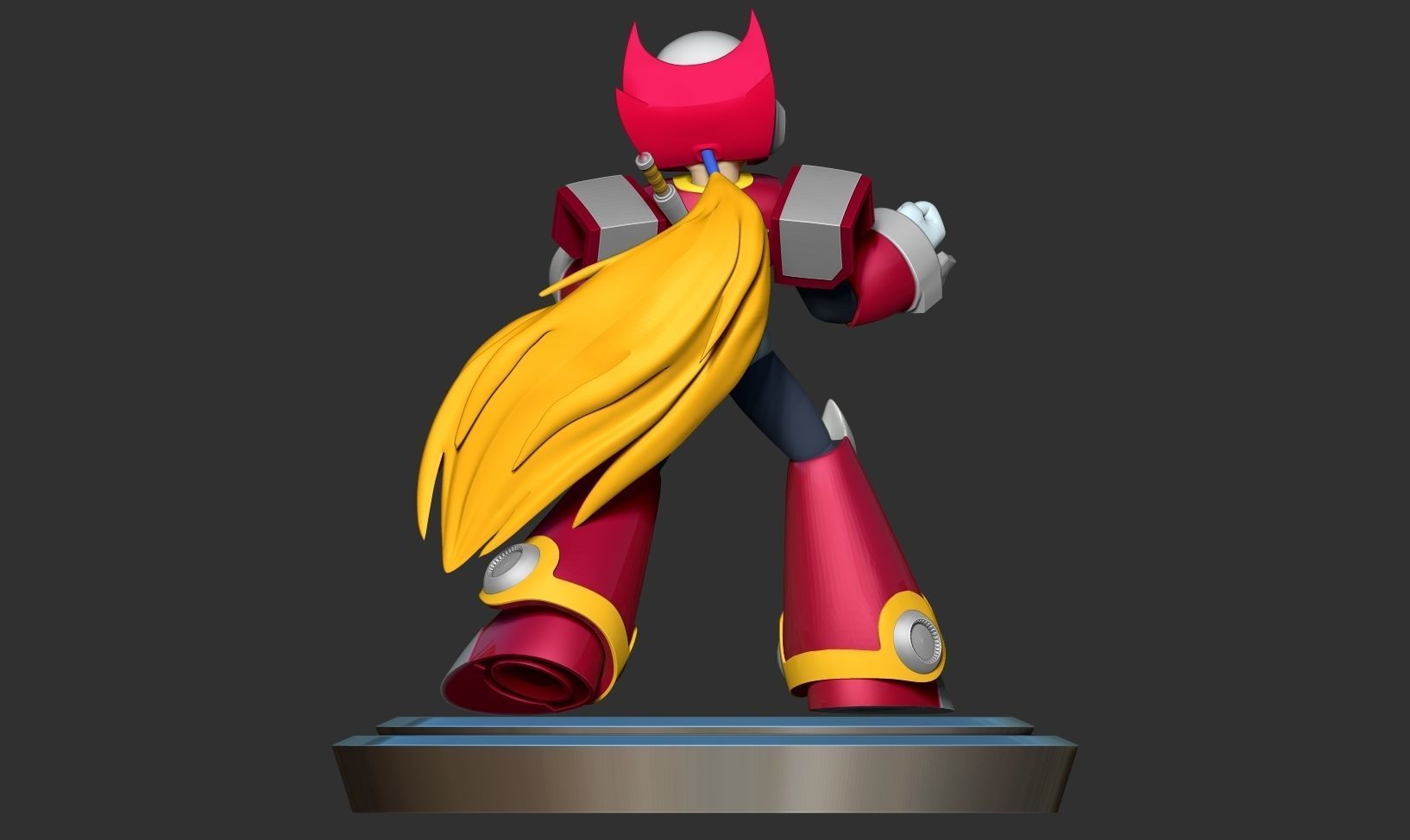 Zero - Mega Man Fanart 3D print model_18