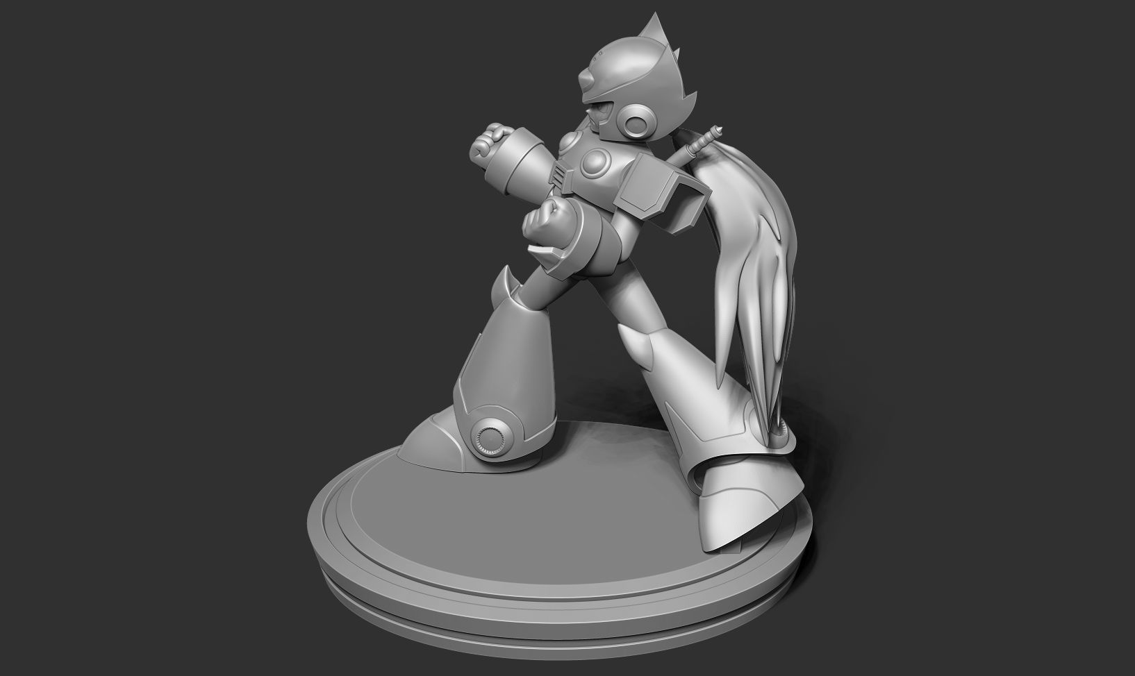 Zero - Mega Man Fanart 3D print model_16