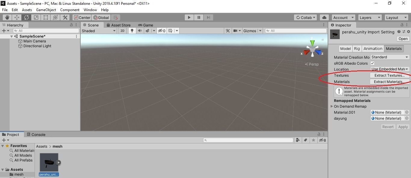 Perahu Dayung 3D model_6