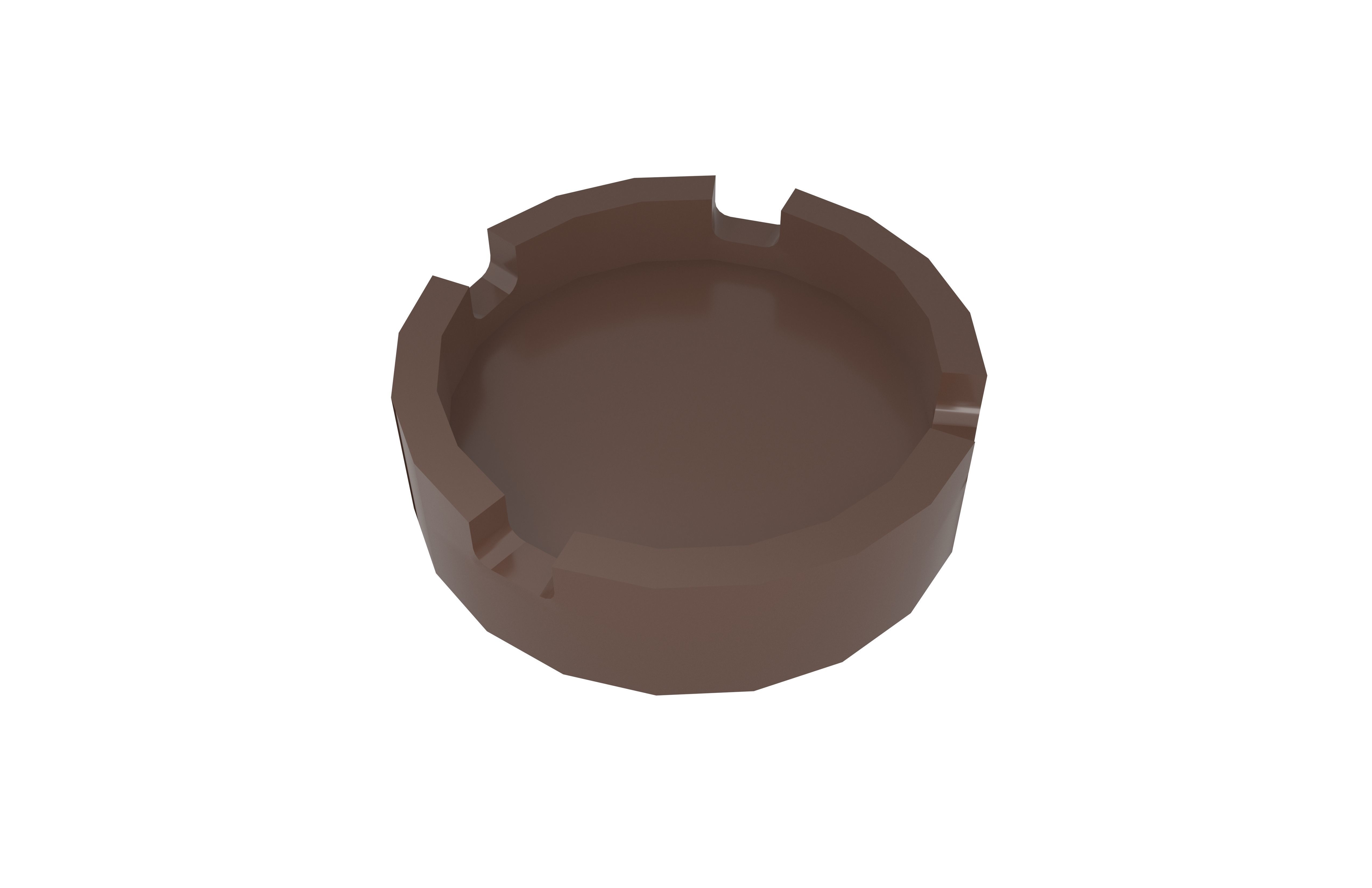 Ashtray v1 001 Low-poly 3D model_2