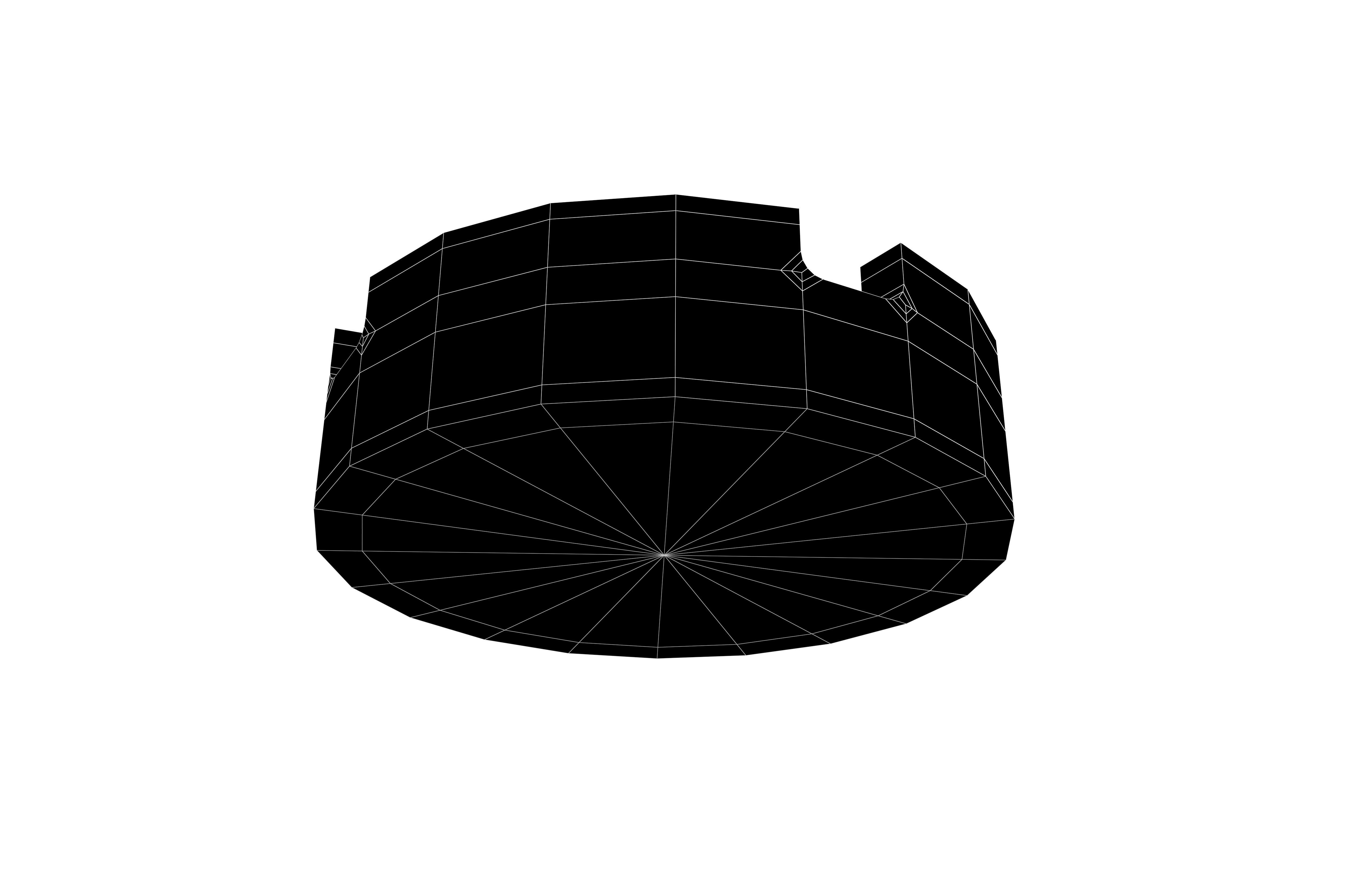 Ashtray v1 001 Low-poly 3D model_7