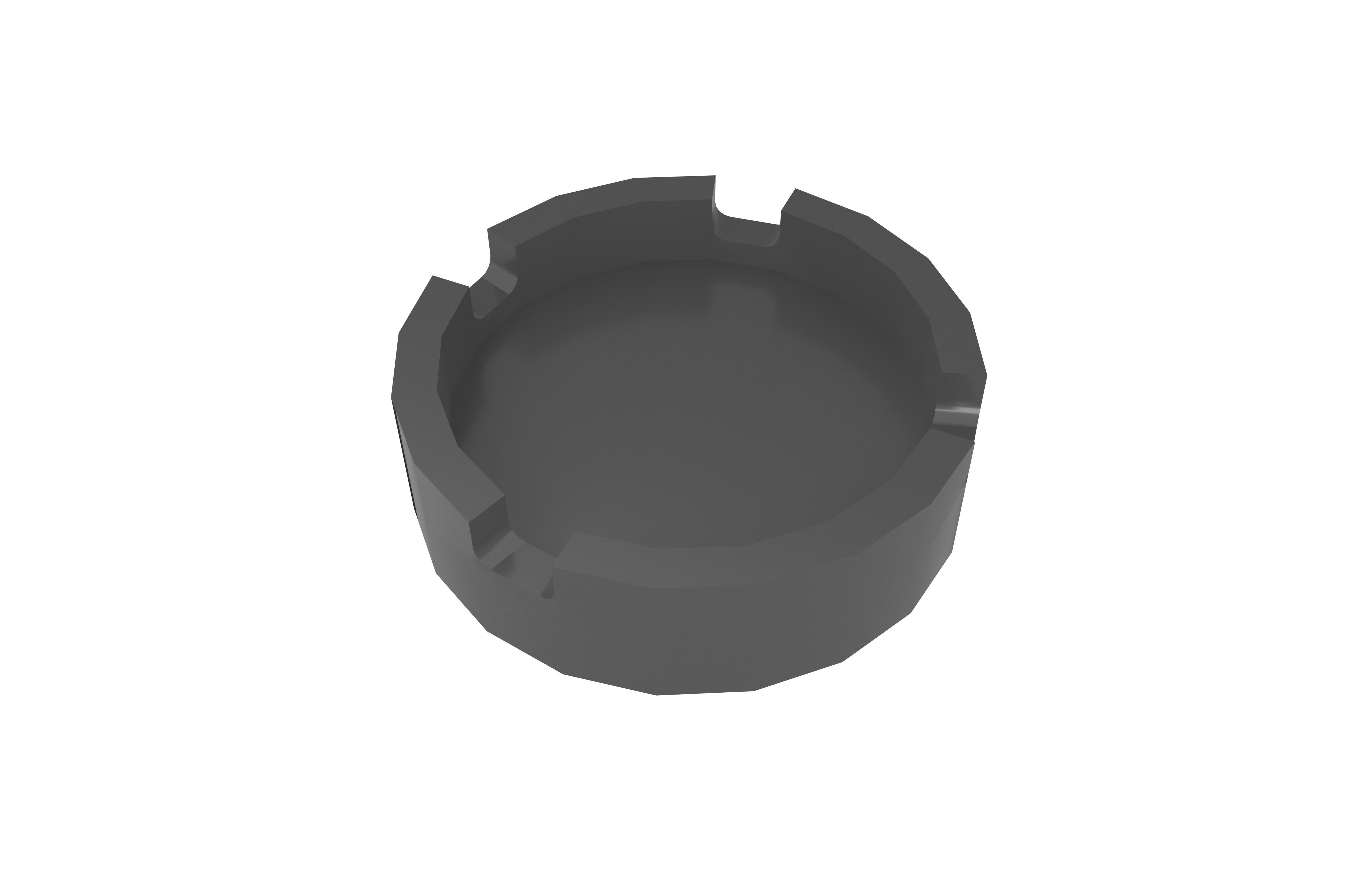 Ashtray v1 002 Low-poly 3D model_2