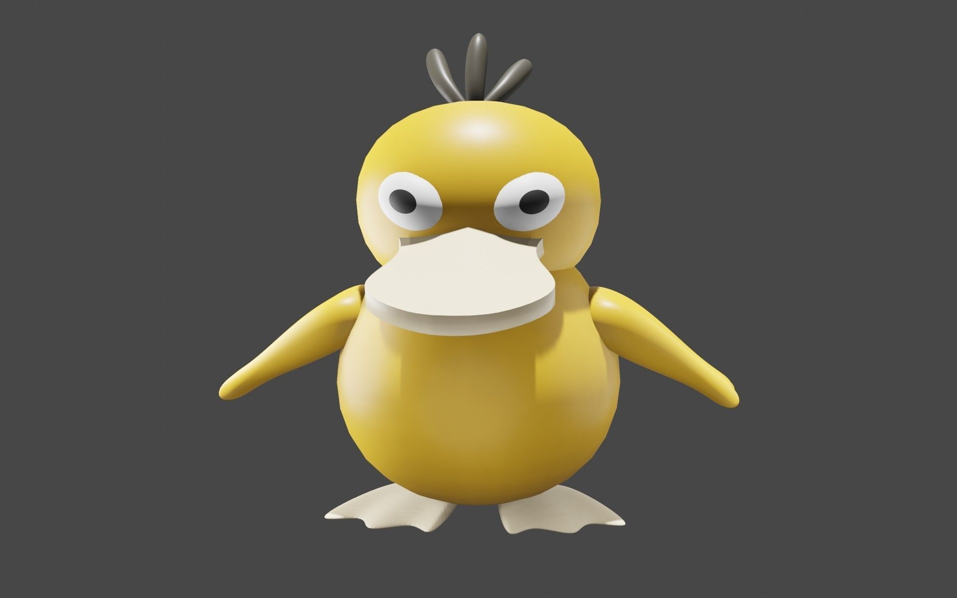 Psyduck Classic Pokemon 3D model_70
