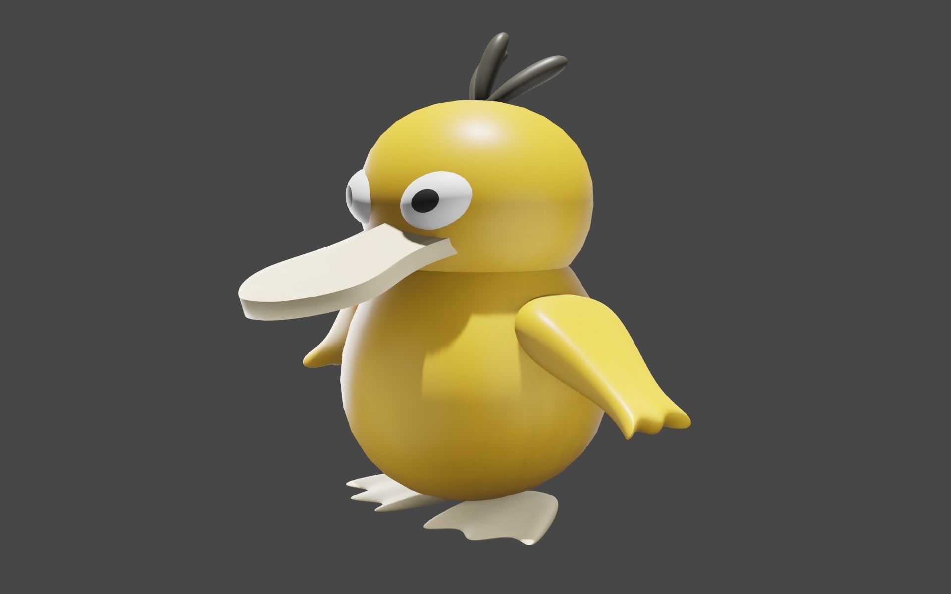 Psyduck Classic Pokemon 3D model_61