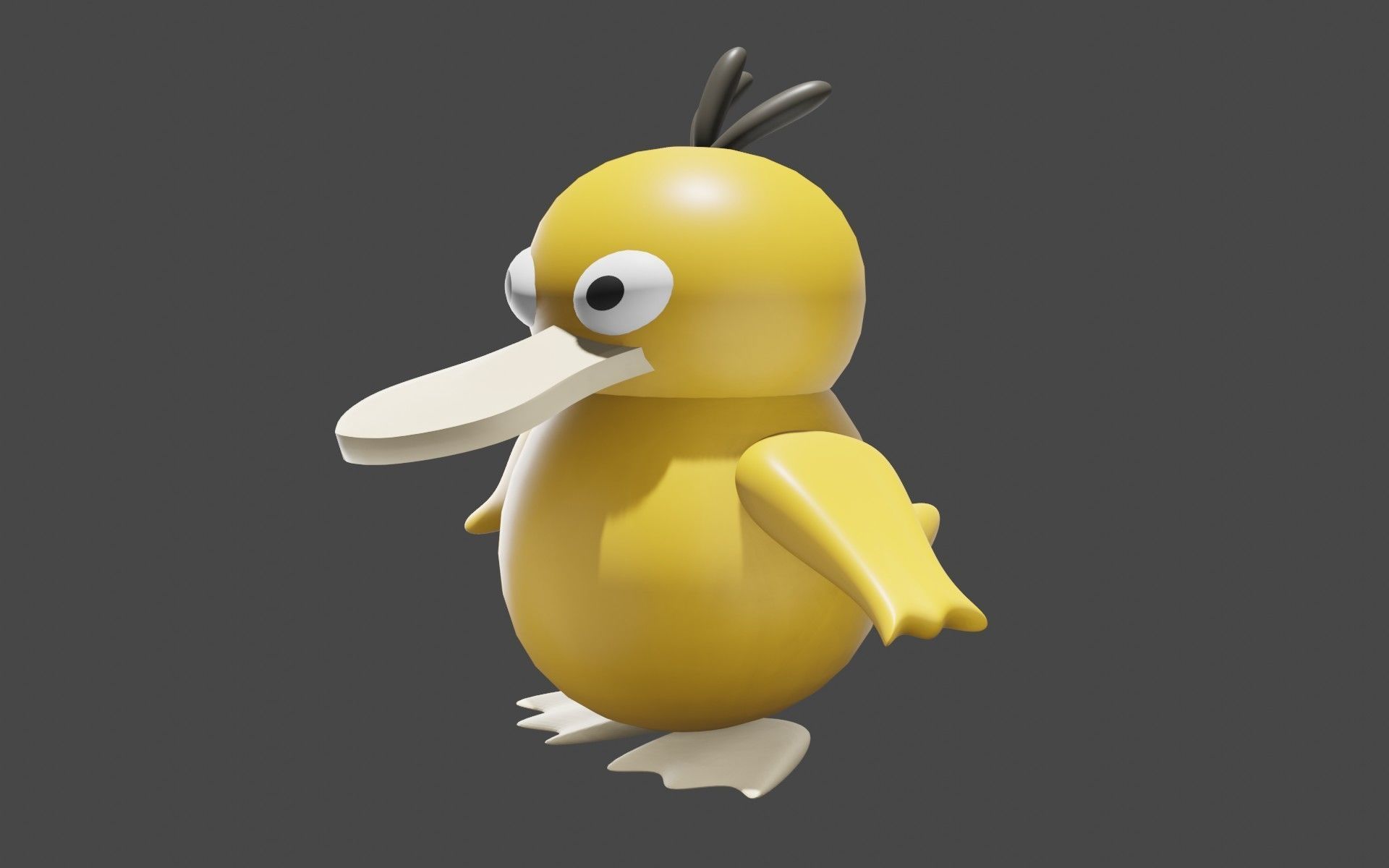 Psyduck Classic Pokemon 3D model_60