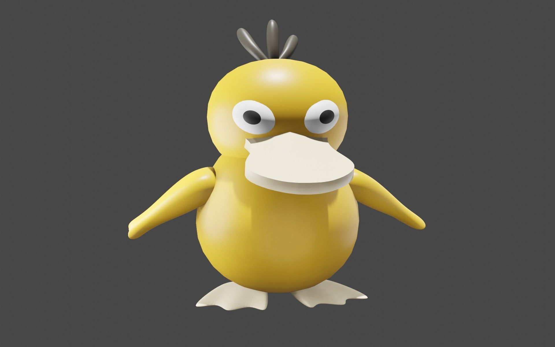 Psyduck Classic Pokemon 3D model_1