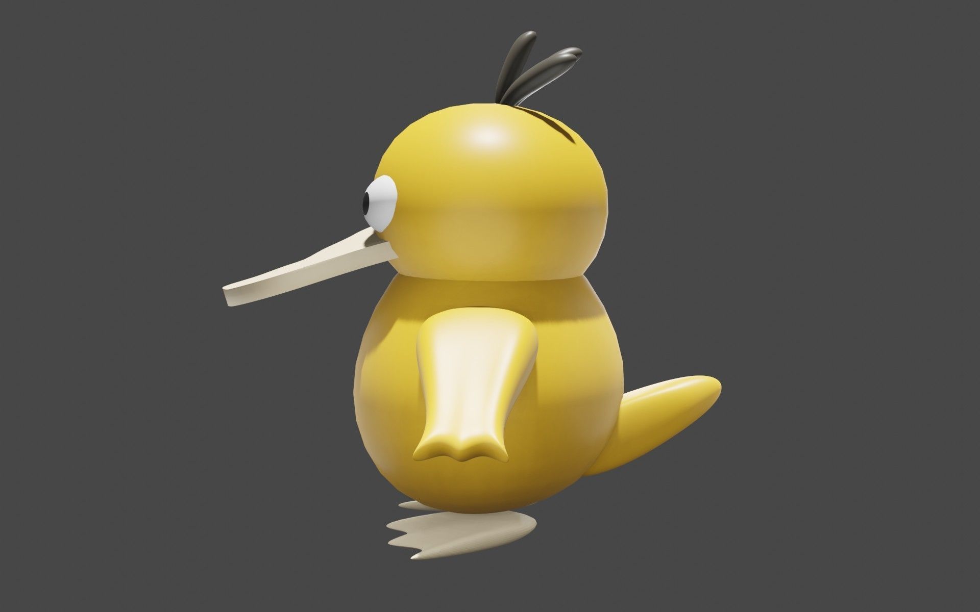 Psyduck Classic Pokemon 3D model_52