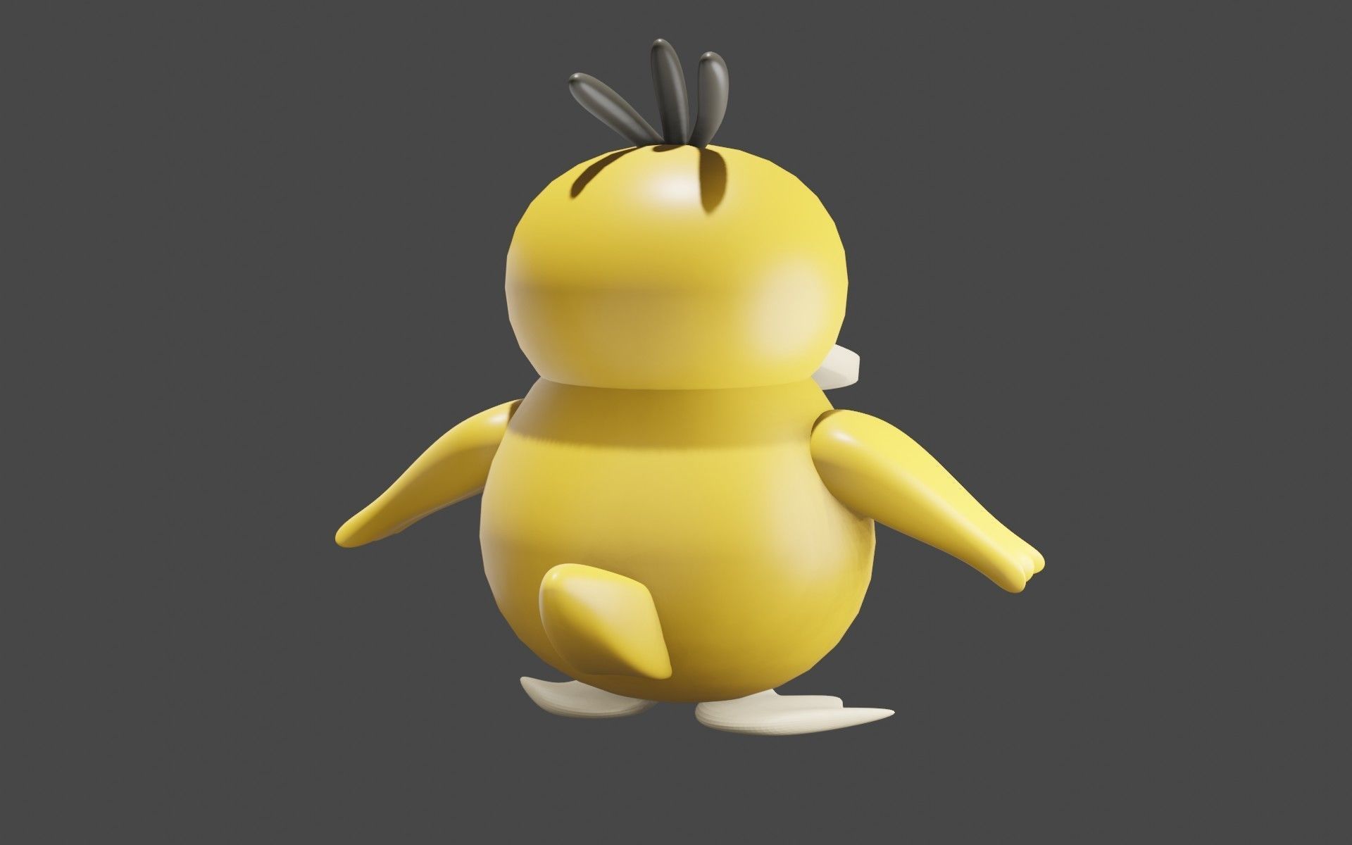 Psyduck Classic Pokemon 3D model_31