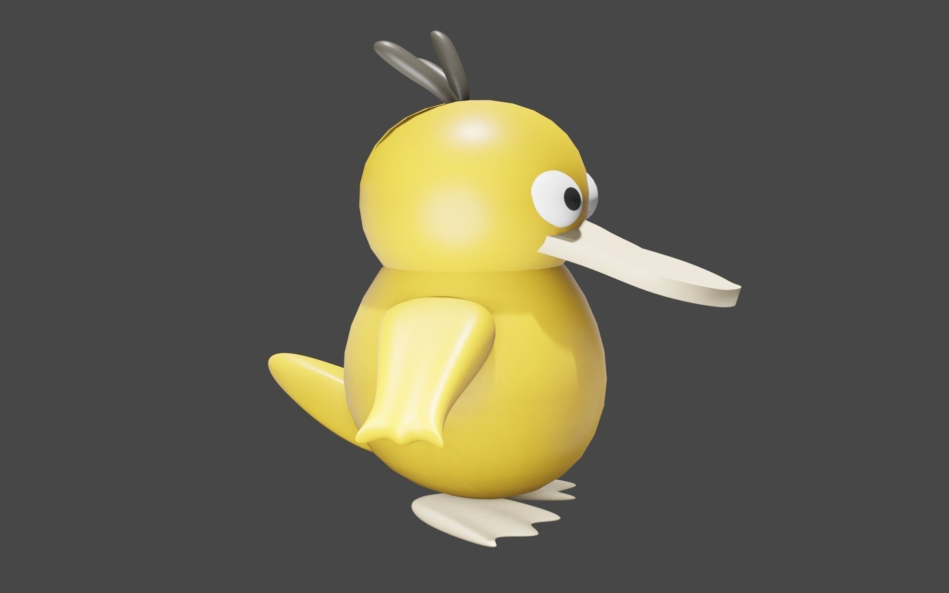 Psyduck Classic Pokemon 3D model_14