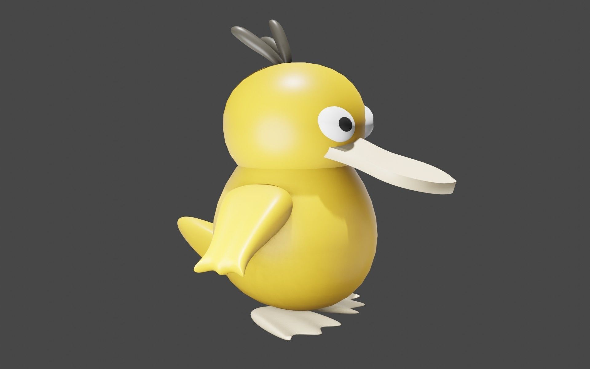 Psyduck Classic Pokemon 3D model_12