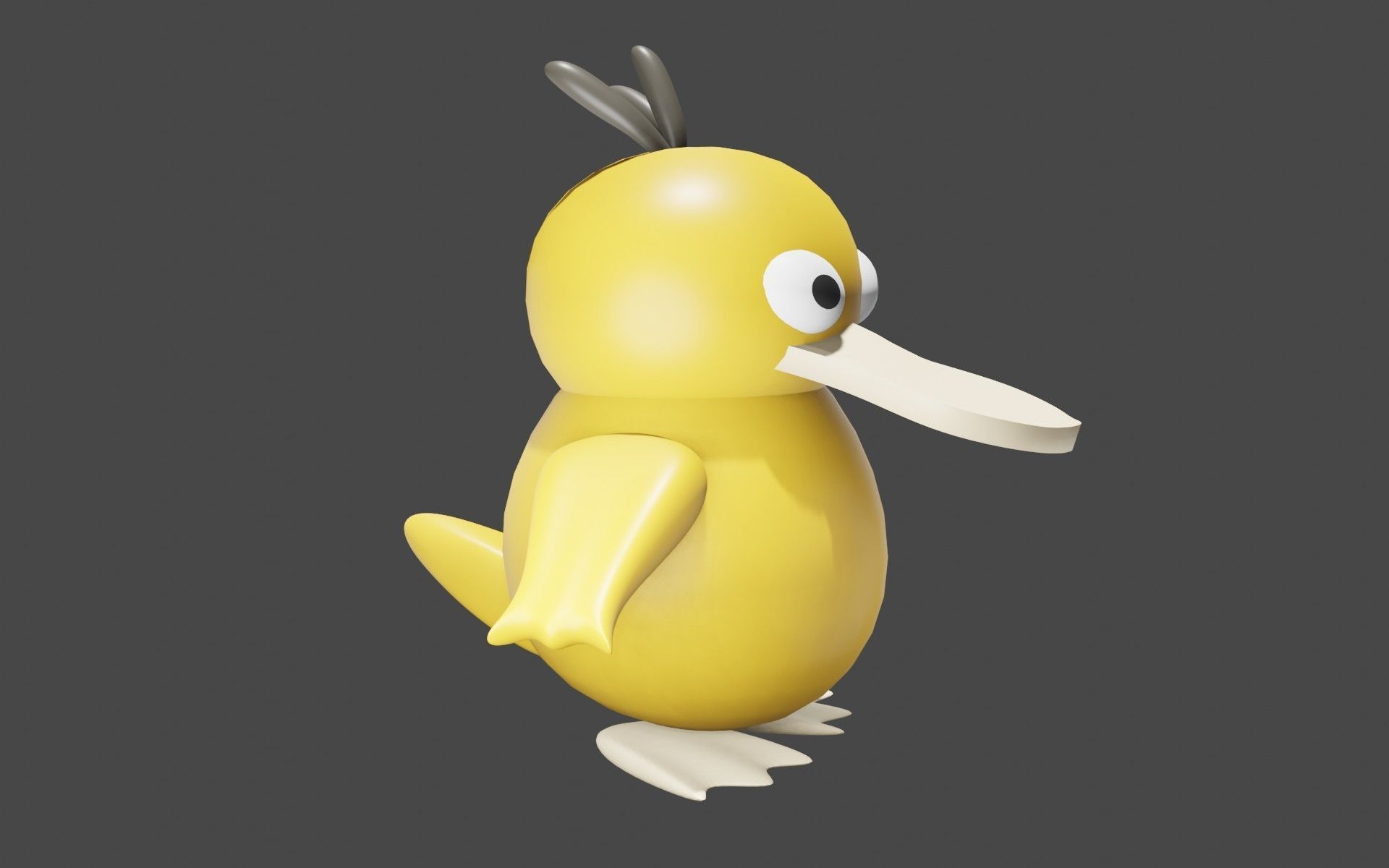 Psyduck Classic Pokemon 3D model_13