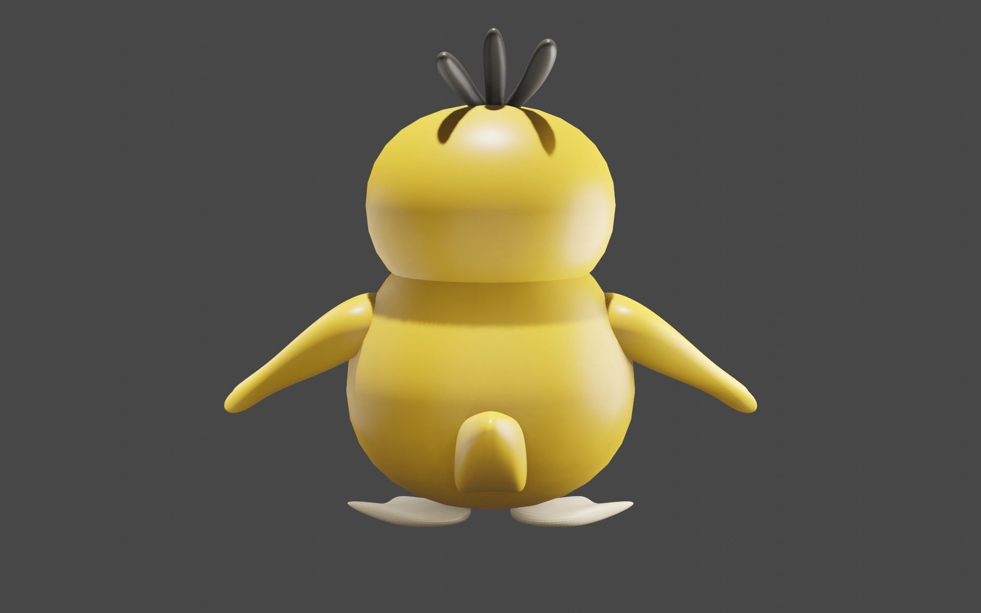 Psyduck Classic Pokemon 3D model_35
