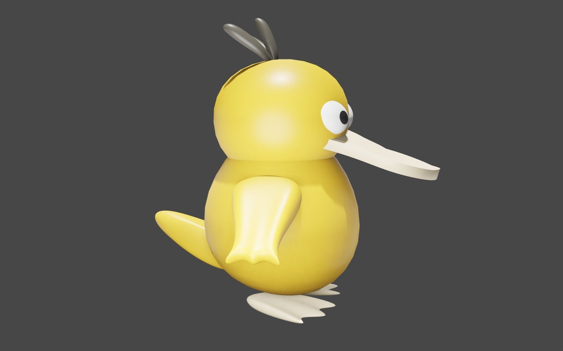 Psyduck Classic Pokemon 3D model_15