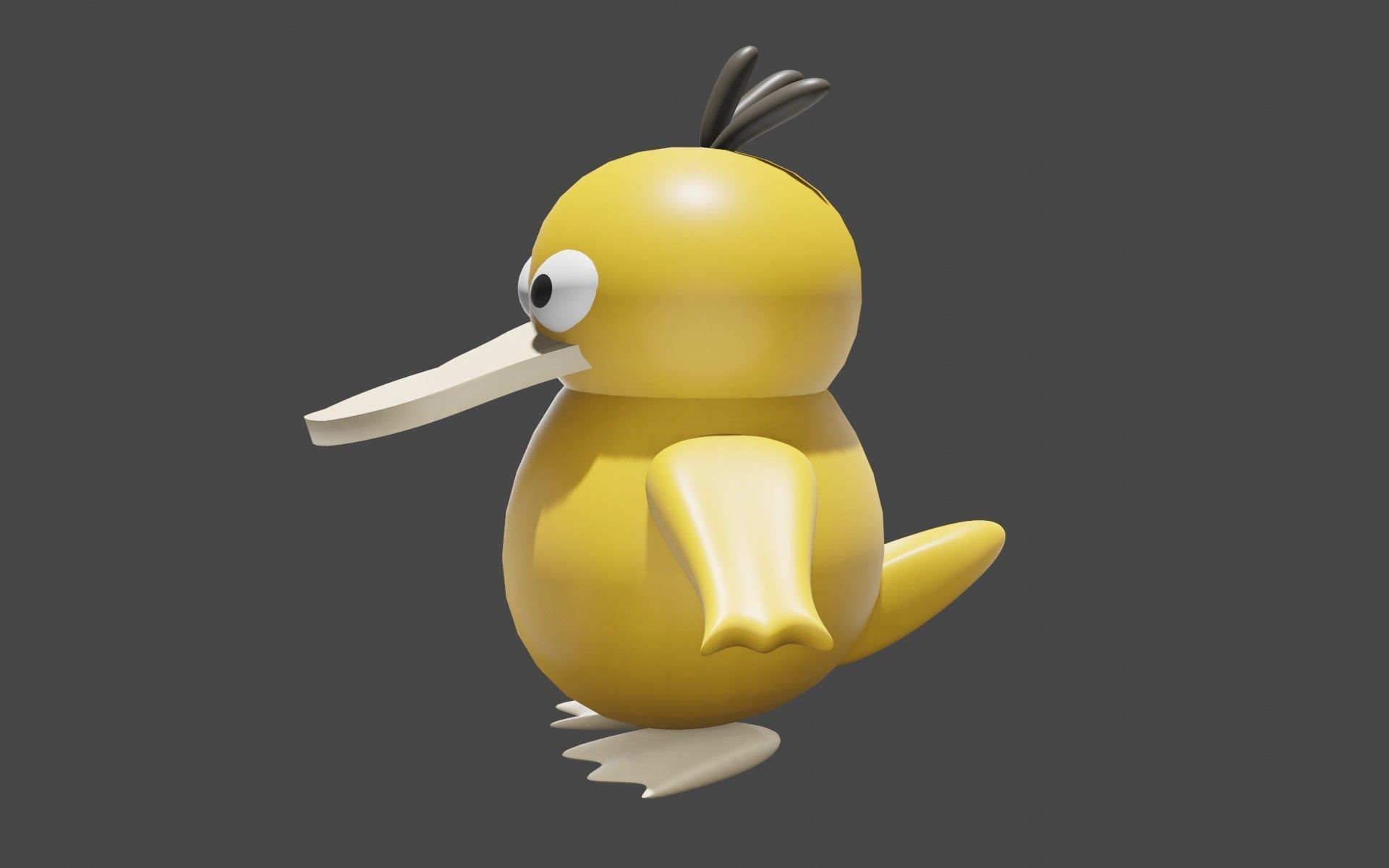 Psyduck Classic Pokemon 3D model_55
